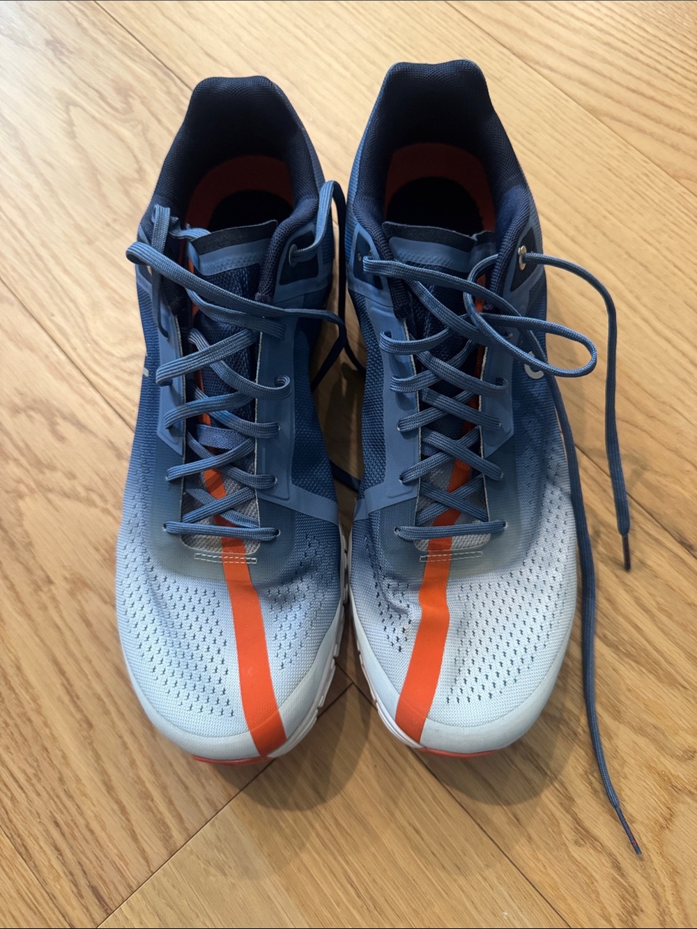 Men's ON Cloudflow Blue & Orange Running Shoes